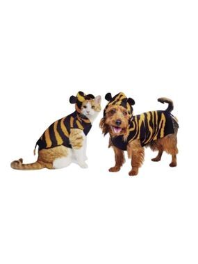 Cat and Dog Tiger Halloween Hoodie Costume NWT Size M Up to 40 lbs